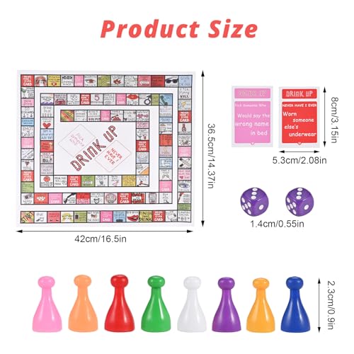 GOLDGE Interactive Party Board Game Mat – Fun for 2–8 Players, Family & Adult Gatherings (First Edition)