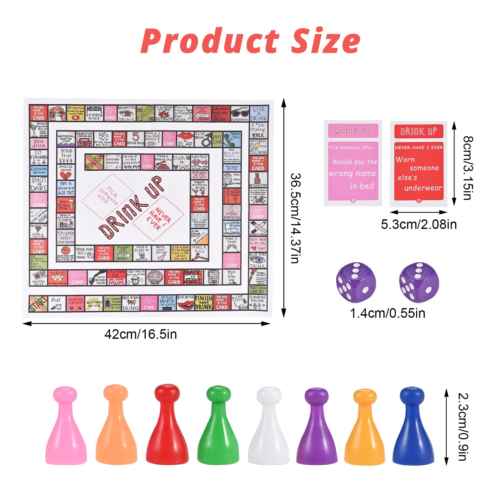GOLDGE Interactive Party Board Game Mat – Fun for 2–8 Players, Family & Adult Gatherings (First Edition)