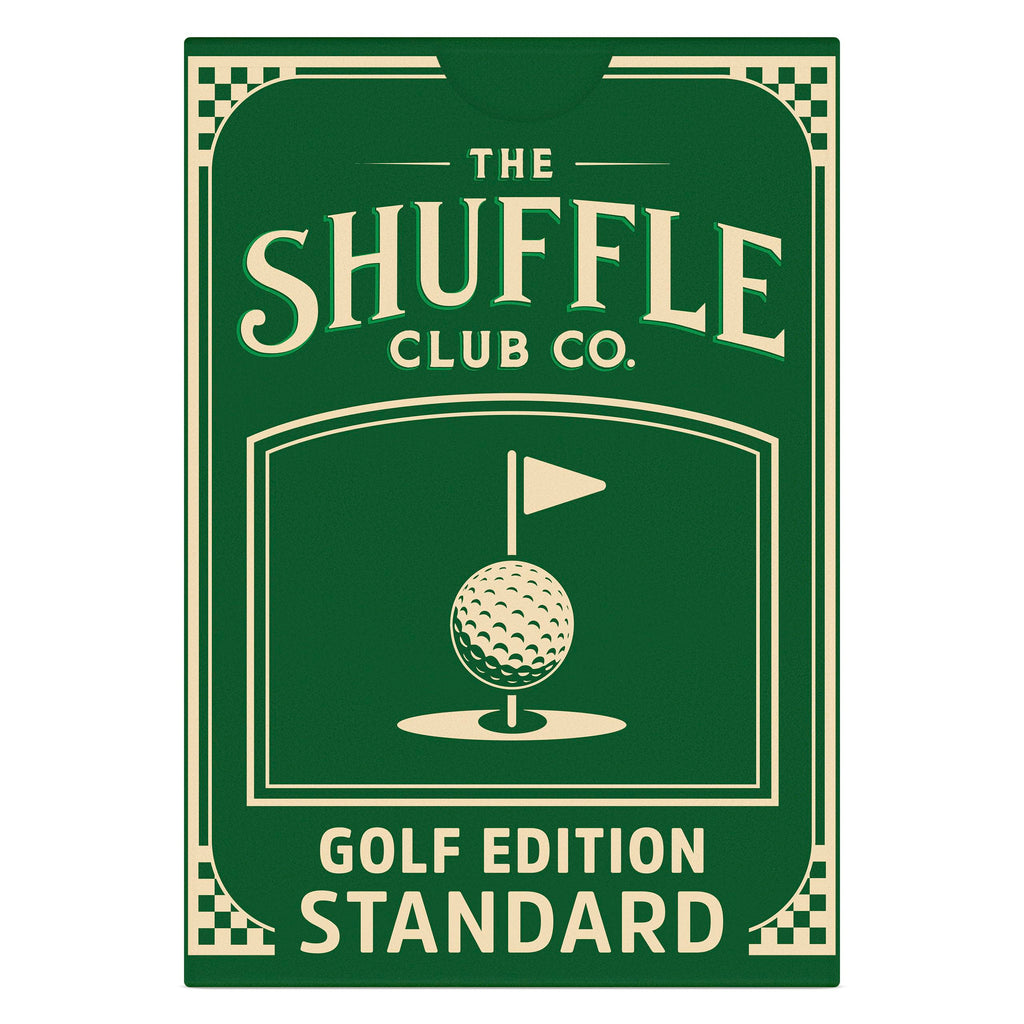 Golf Playing Cards – Hand-Illustrated Vintage Deck, Italian Linen 310GSM, 55 Cards