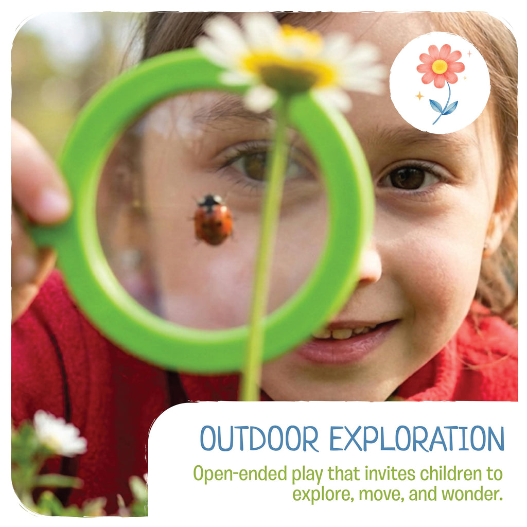 Goliath Scavenger Hunt Cards at the Park - Toddler Outdoor Activity Cards with Magnifying Lens, 23 Waterproof Cards, Ages 2+