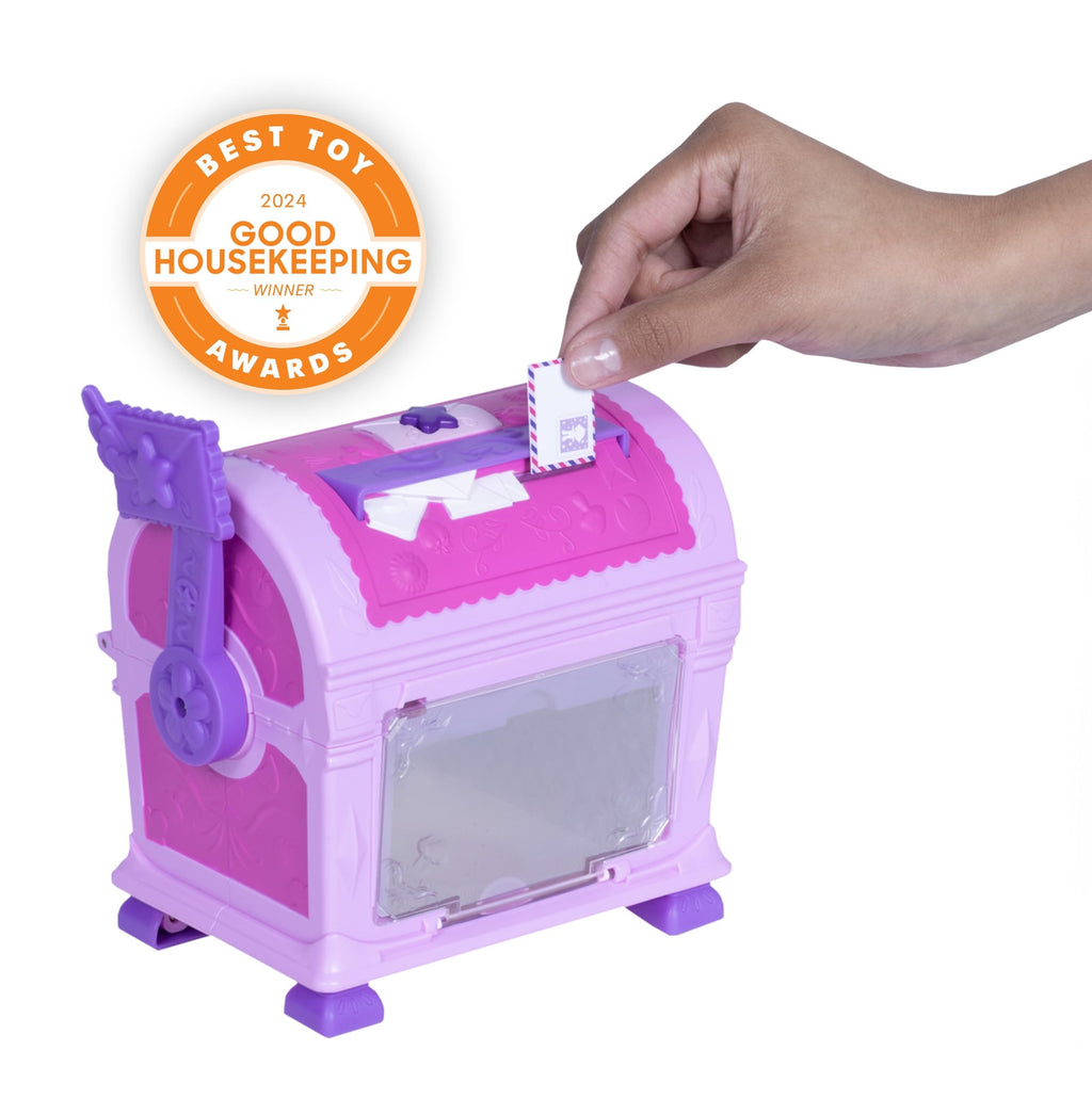 Goliath Secret Findees Magic Mailbox Pink – Includes Audree or Roxee, 10+ Surprises, Ages 4+