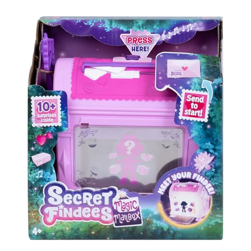 Goliath Secret Findees Magic Mailbox Pink – Includes Audree or Roxee, 10+ Surprises, Ages 4+