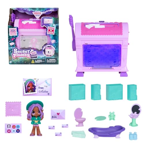 Goliath Secret Findees Magic Mailbox Pink – Includes Audree or Roxee, 10+ Surprises, Ages 4+