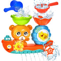 GOODLOGO Bear Bath Toy for Toddlers Ages 1-3 - BPA-Free with Suction Cups, Waterfall Play