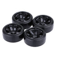 GoolRC 1/10 Drift Car Tires Hard Tyre Replacement Set of 4 (Black) - Fits Traxxas HSP Tamiya HPI Kyosho