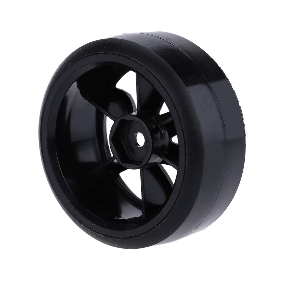 GoolRC 1/10 Drift Car Tires Hard Tyre Replacement Set of 4 (Black) - Fits Traxxas HSP Tamiya HPI Kyosho