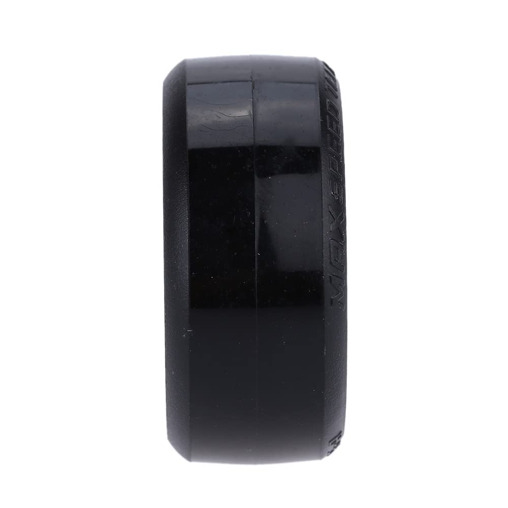 GoolRC 1/10 Drift Car Tires Hard Tyre Replacement Set of 4 (Black) - Fits Traxxas HSP Tamiya HPI Kyosho