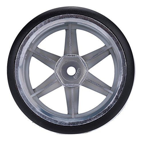 GoolRC 4-Pack 1/10 Scale Drift Car Tires – Hard Compound, Replacement for Traxxas HSP Tamiya HPI Kyosho (Titanium)