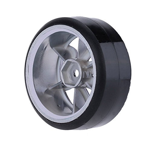 GoolRC 4-Pack 1/10 Scale Drift Car Tires – Hard Compound, Replacement for Traxxas HSP Tamiya HPI Kyosho (Titanium)