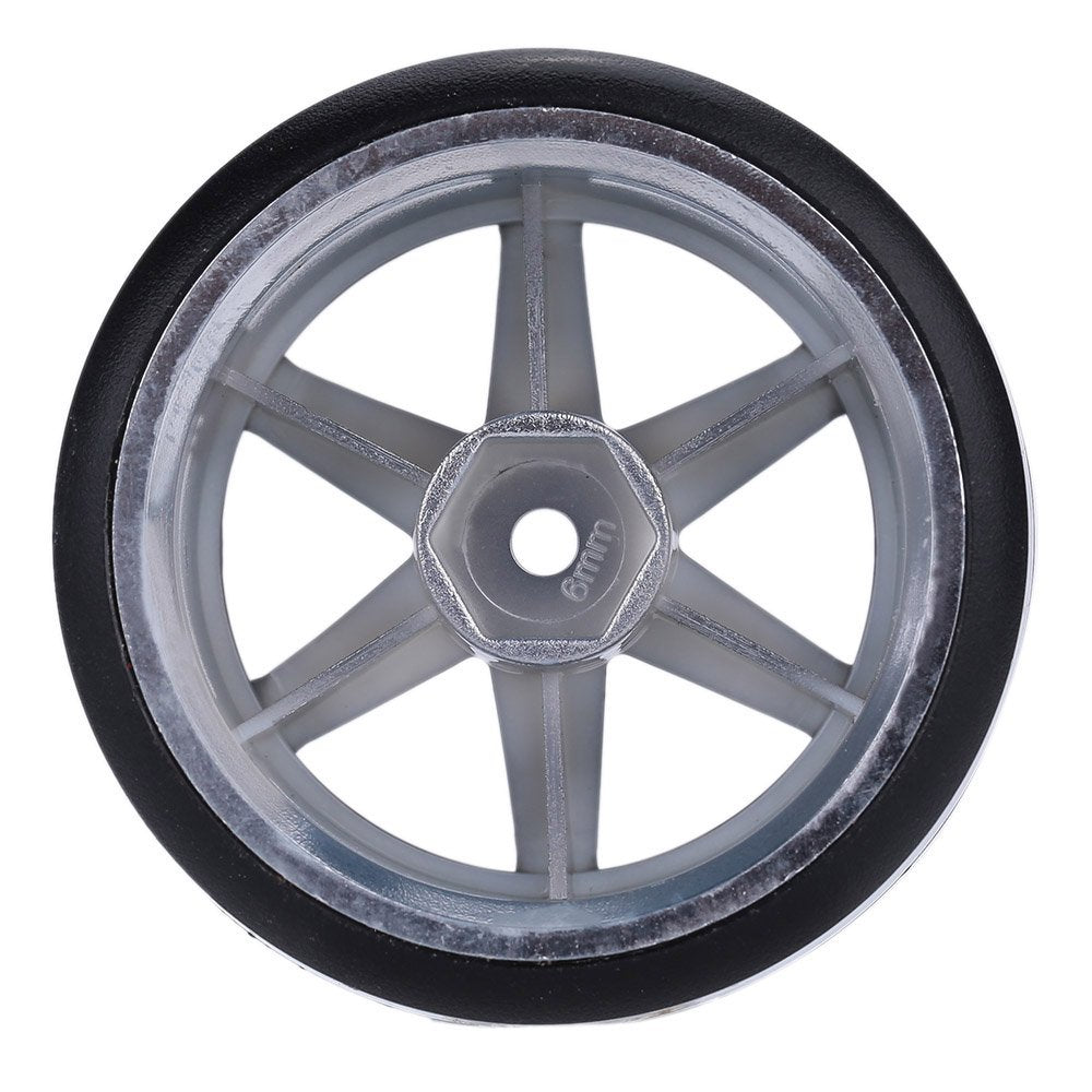 GoolRC 4-Pack 1/10 Scale Drift Car Tires – Hard Compound, Replacement for Traxxas HSP Tamiya HPI Kyosho (Titanium)