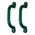 Gorilla Playsets Green Plastic Safety Handles for Swing Sets – Pair with Mounting Hardware