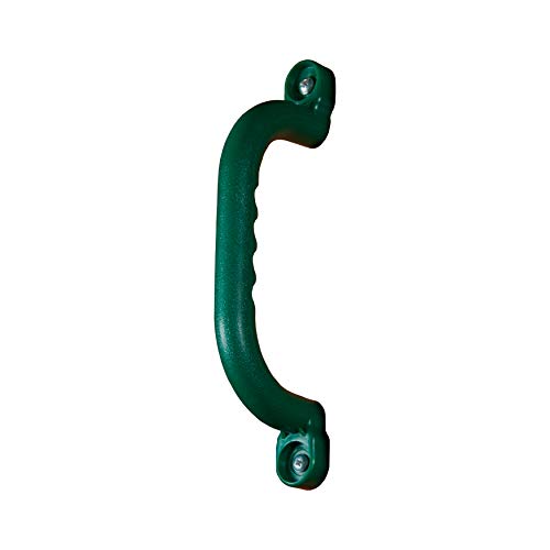 Gorilla Playsets Green Plastic Safety Handles for Swing Sets – Pair with Mounting Hardware