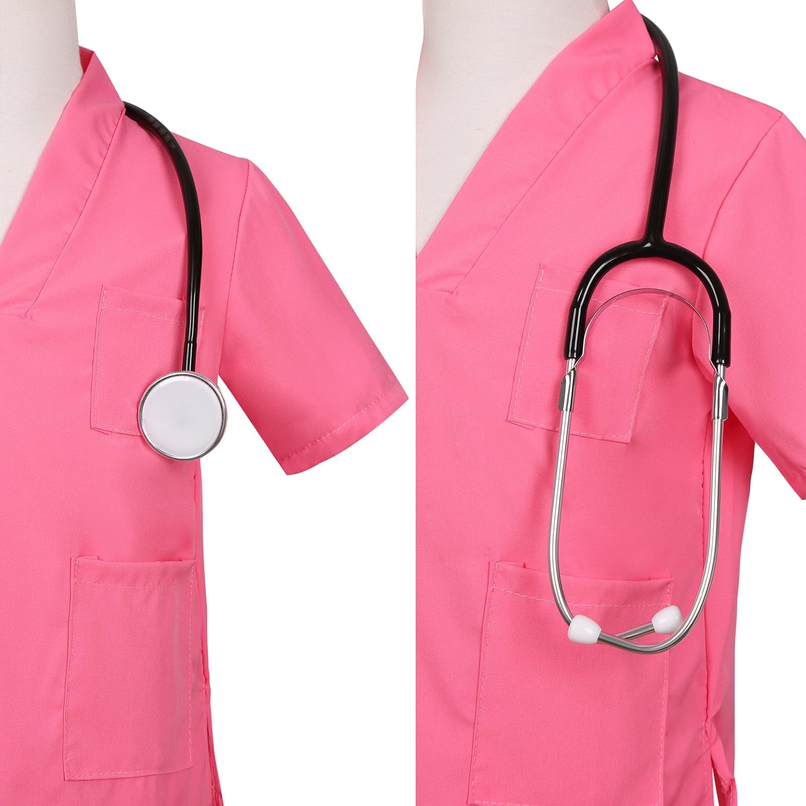 Gorkonpy Kids Doctor Costume – Lab Coat for Toddlers, Boys & Girls, Halloween Dress-Up