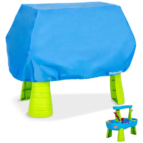 GoSports Universal Kids Water Table Cover - Blue, Waterproof Anti-UV, Fits up to 41x25x34 Inches - Cover Only