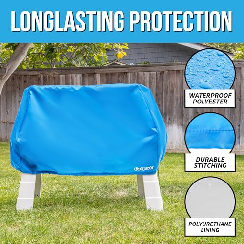 GoSports Universal Kids Water Table Cover - Blue, Waterproof Anti-UV, Fits up to 41x25x34 Inches - Cover Only