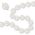 Govpy 100-Pack 6 Inch Pearl White Linking Balloons – Quick Link Tail for Easy Arch, Wall & Garland Decor