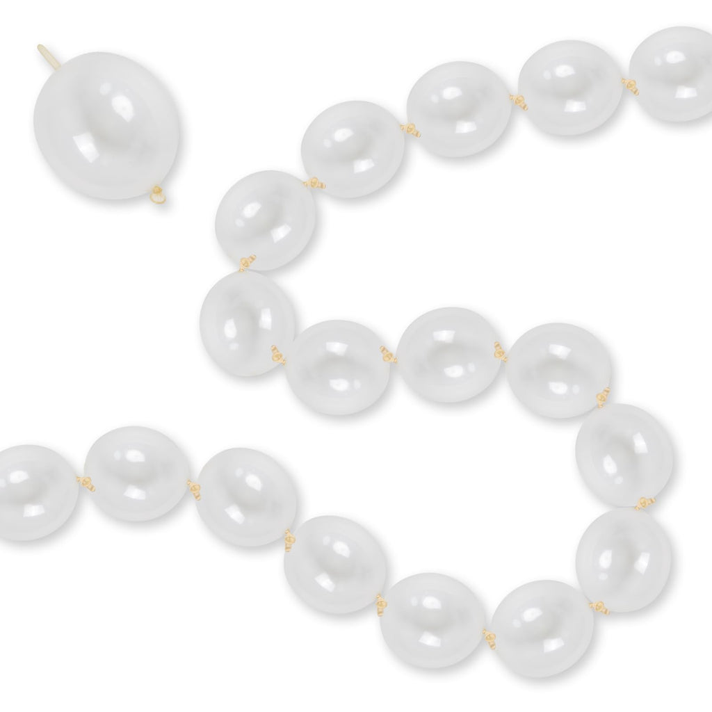 Govpy Clear Quick Link Balloons - 100 Pack 6 Inch Small Bubble Linking Balloons for Balloon Walls, Arches, and Party Decorations