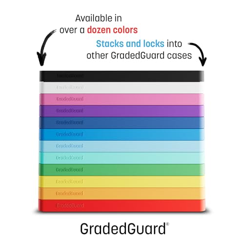 GradedGuard PSA Card Slab Protector Case - Blue, Impact Resistant TPU Holder for Standard PSA Slabs
