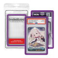 GradedGuard PSA Card Slab Protector Case - Purple, Impact Resistant TPU Holder