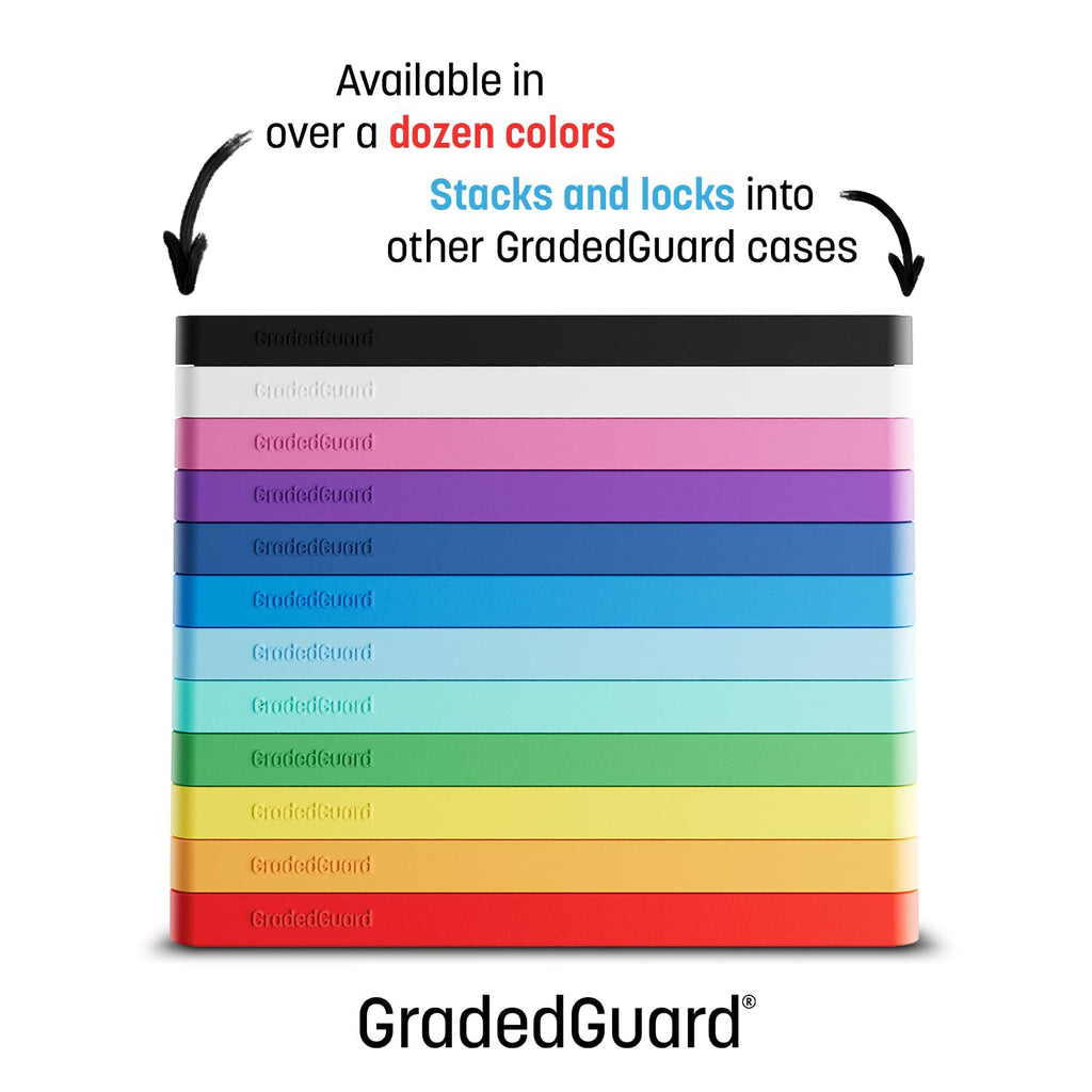 GradedGuard PSA Card Slab Protector Case - Purple, Impact Resistant TPU Holder