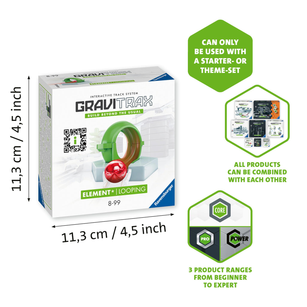 GraviTrax Loop Accessory – Add a Looping Challenge to Your Marble Run