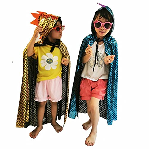 Green Dragon Dinosaur Cape for Kids 3-8 Years – QIAONIUNIU Halloween Costume