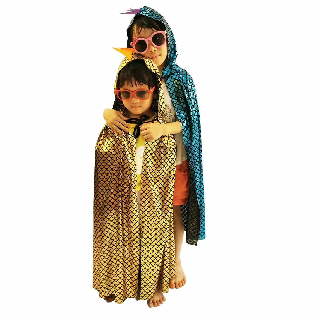 Green Dragon Dinosaur Cape for Kids 3-8 Years – QIAONIUNIU Halloween Costume