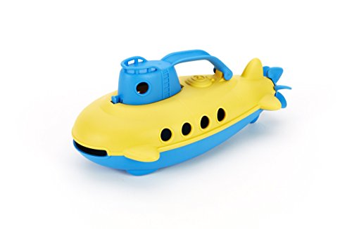 Green Toys Submarine – Eco-Friendly Bathtub Toy, Floating Pouring Boat for Kids 6 Months+