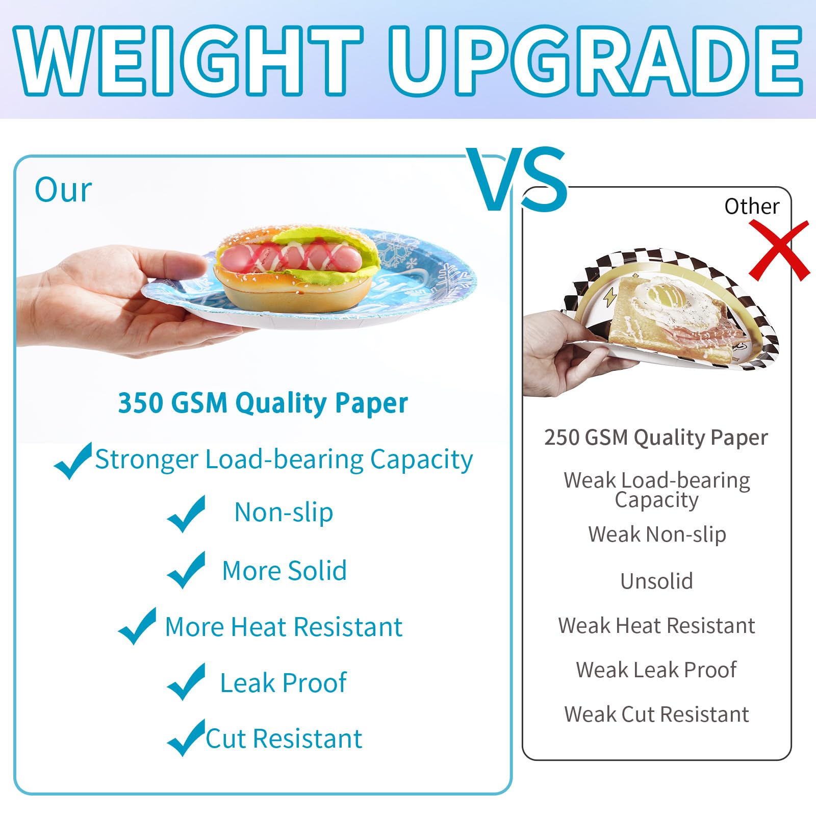 Grencian 96-Piece Frozen Party Tableware Set – Disposable Plates, Napkins & Forks for Winter Wonderland Themes, Serves 24