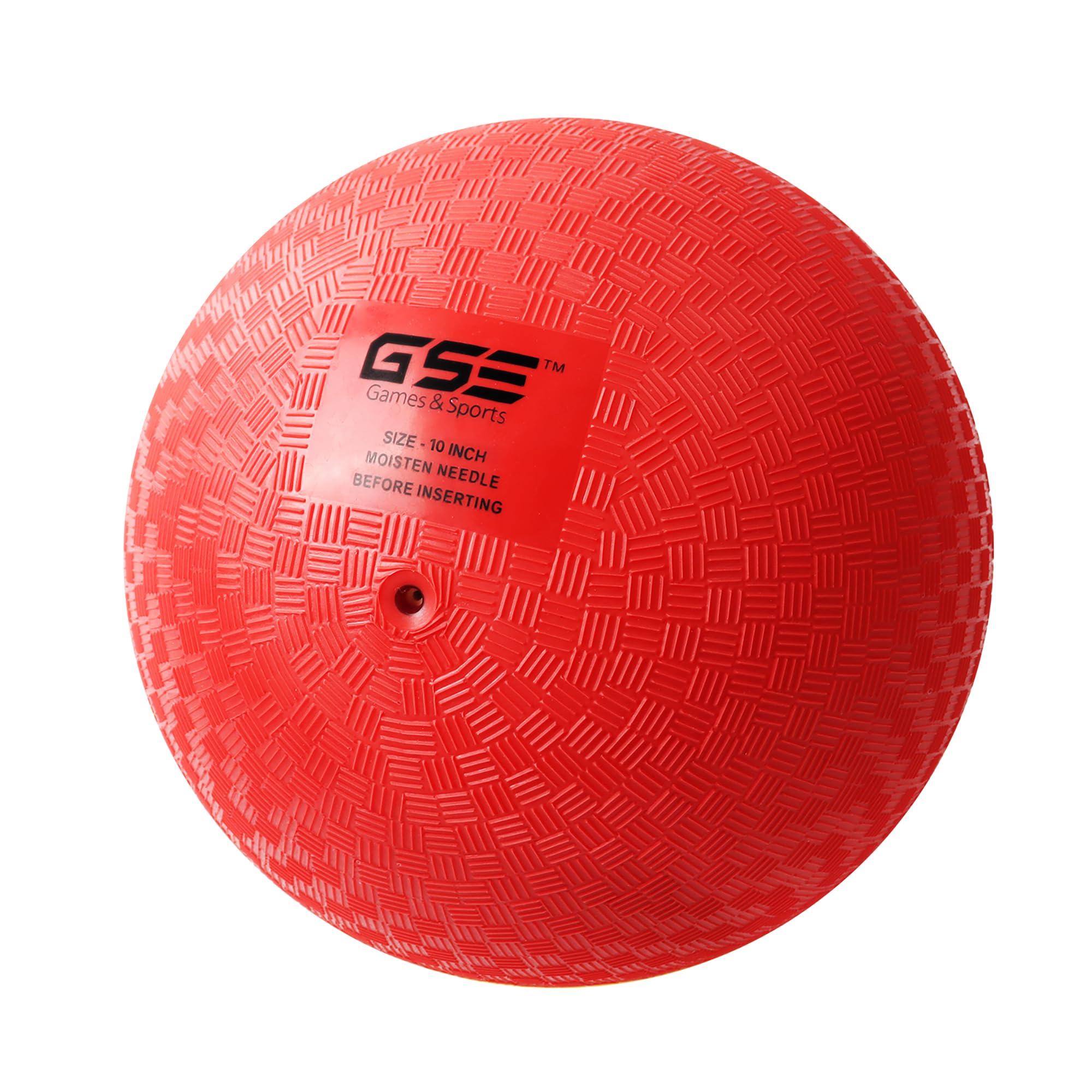 GSE Games & Sports Expert 10-Inch Red Inflatable Playground Ball for Kids and Adults