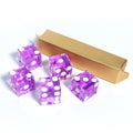 GSE Games & Sports Expert AAA Grade 19mm Pro Vegas Casino Style Craps Dice Set of 5 with Razor Sharp Edges & Serialized Numbers