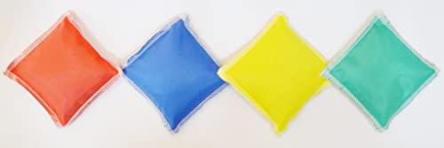 GSi 12-Pack Mini Bean Bags & 12-ft Play Parachute for Cooperative Games, PE, and Outdoor Fun