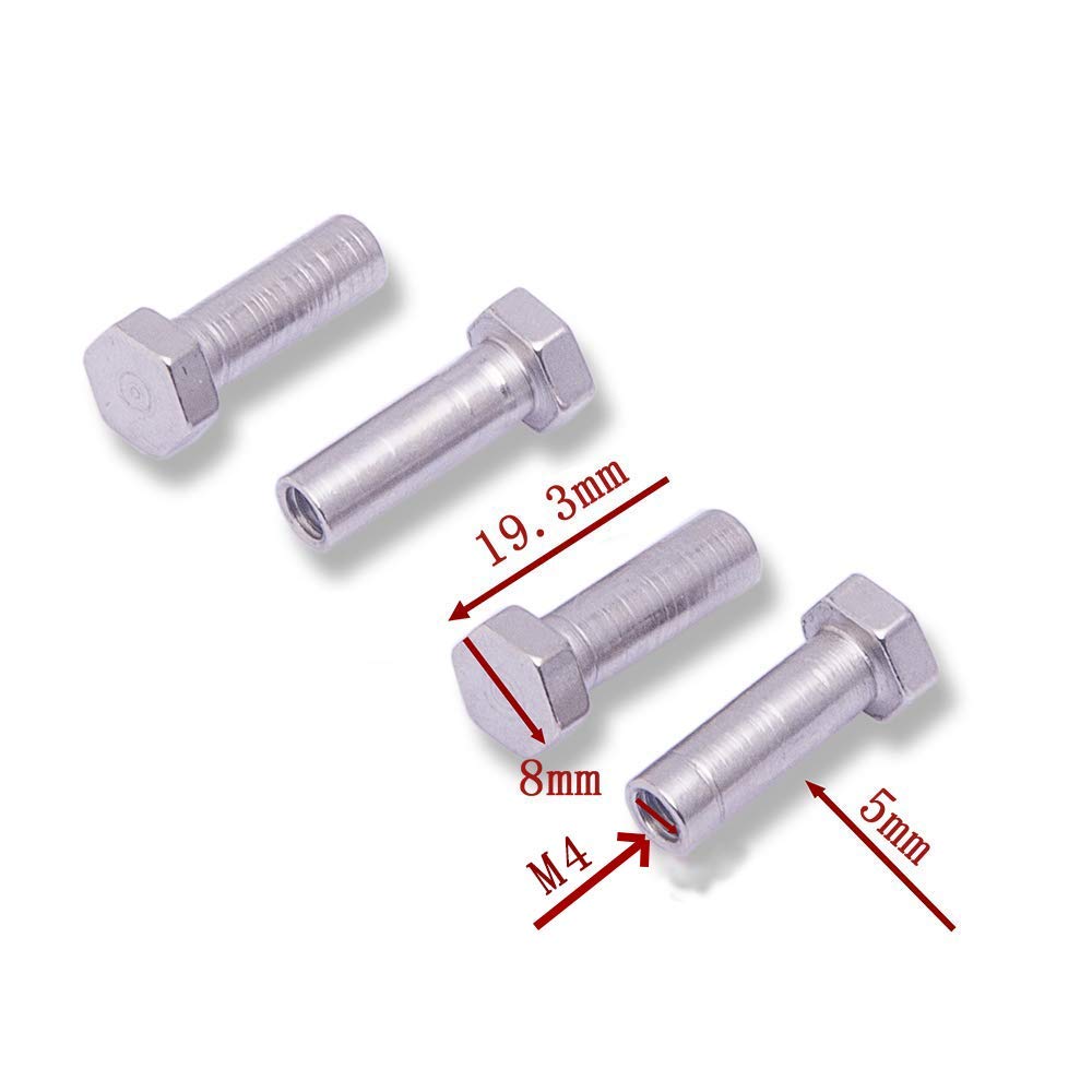 GTHELE 12mm to 17mm Wheel Hex Hub Adapter for 1/10 RC Cars - Dark Blue Aluminum Conversion Kit