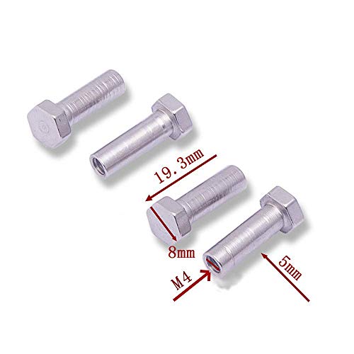 GTHELE 12mm to 17mm Wheel Hex Hub Adapter for 1/10 RC Cars - Dark Blue Aluminum Conversion Kit