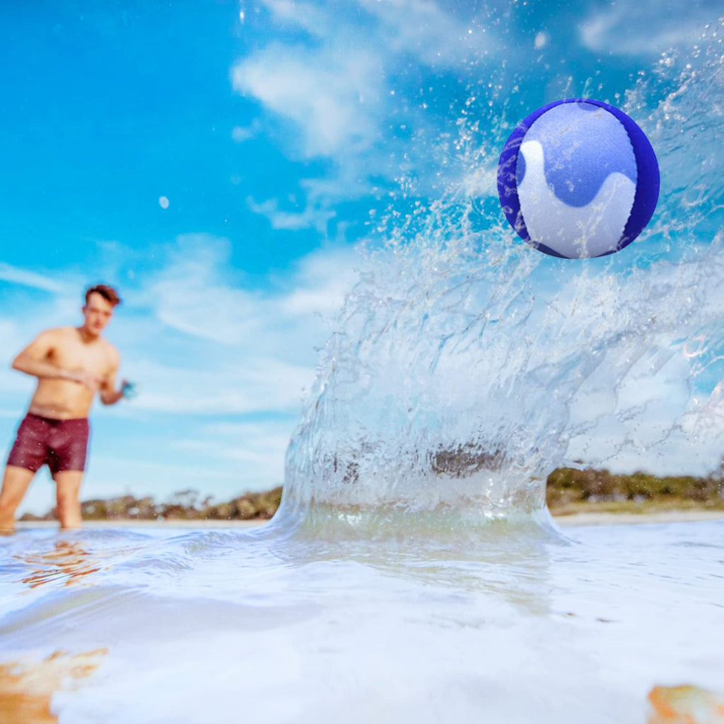 Guard Glasses Water Skipping Ball 2-Pack – TPR Bouncing Balls for Beach, Pool & Lake Fun