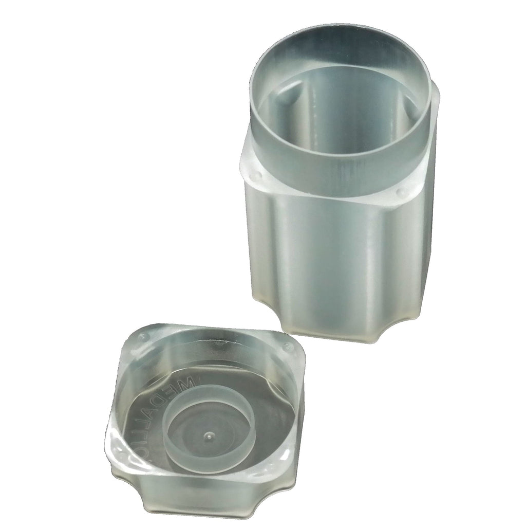 Guardhouse 39mm Coin Tube Ten Pack – Translucent Stackable Storage for Silver Rounds & Medallions