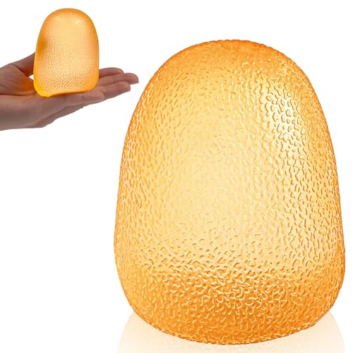 GummiFlex Mega Sensory Stress Toy – 3.5" High-Density Gel Fidget, Yellow