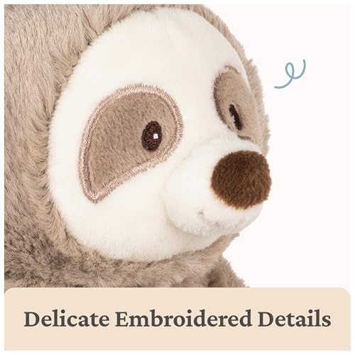 GUND Baby Lil’ Luvs Reese Sloth Tuck-Away Lovey – Plush Toy with Hidden Security Blanket