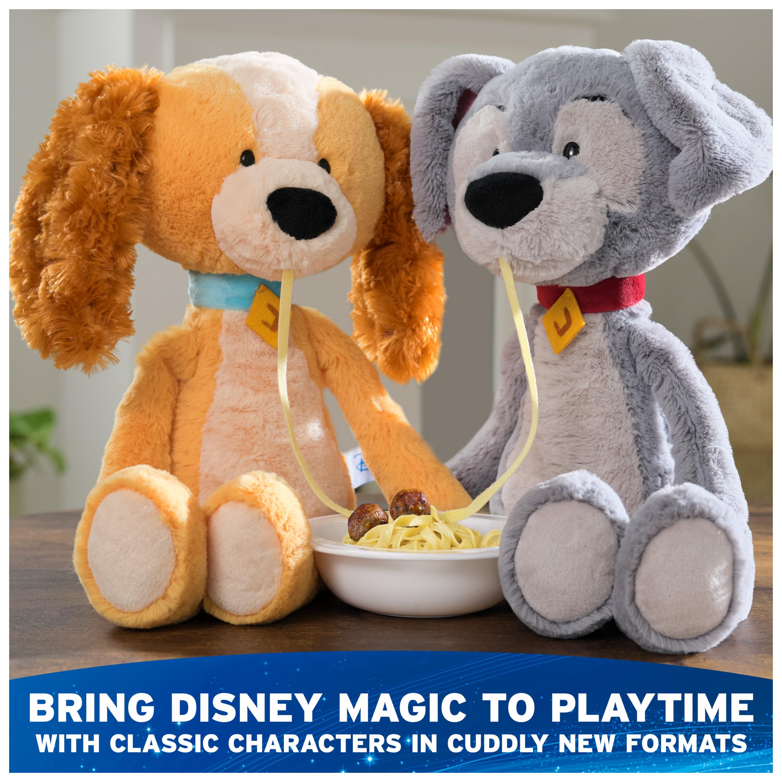 GUND Disney Tramp Toothpick Plush – 15 Inch Soft Stuffed Animal Toy from Lady and the Tramp