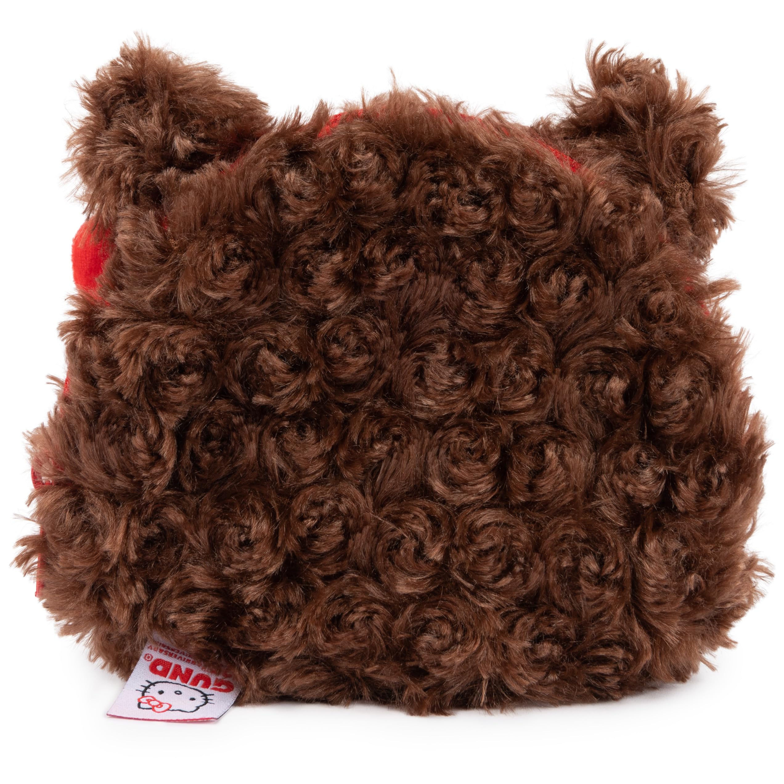 GUND Hello Kitty Philbin Plush Pouch – 5.5 Inch Teddy Bear Zipper Pouch, Brown