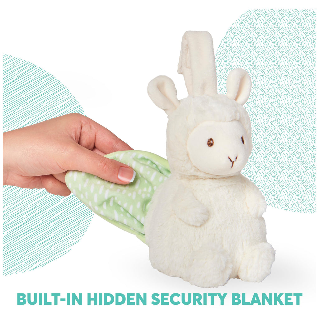 GUND Liam Llama Tuck-Away Lovey – Plush Toy with Built-in Baby Blanket