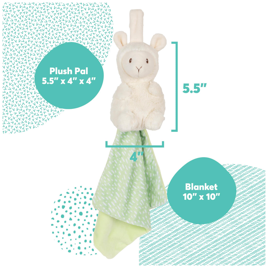 GUND Liam Llama Tuck-Away Lovey – Plush Toy with Built-in Baby Blanket