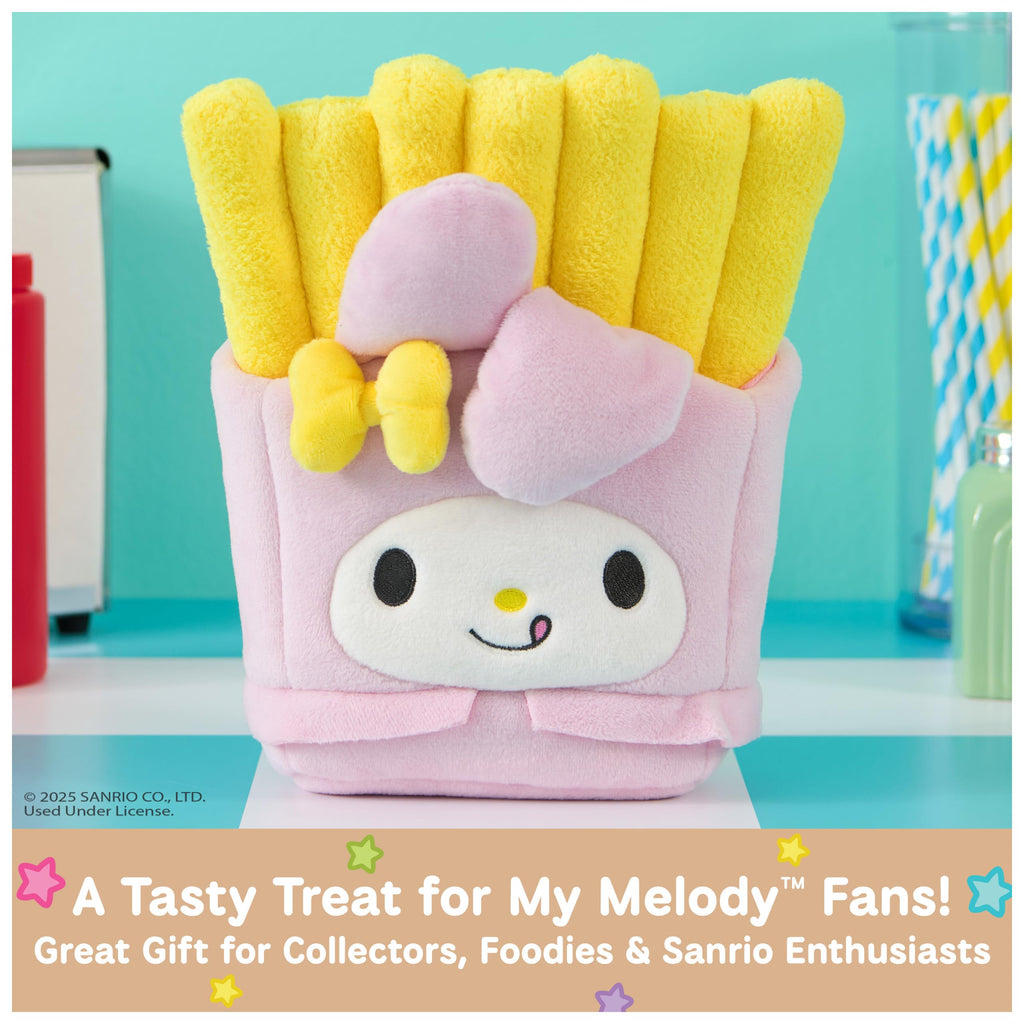 GUND My Melody French Fries Plush – 8-inch Kawaii Collectible Stuffed Toy
