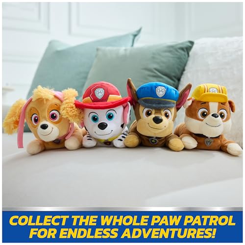 GUND PAW Patrol Chase Lounging Plush Toy – Weighted 8" Sensory Stuffed Animal for Ages 1+
