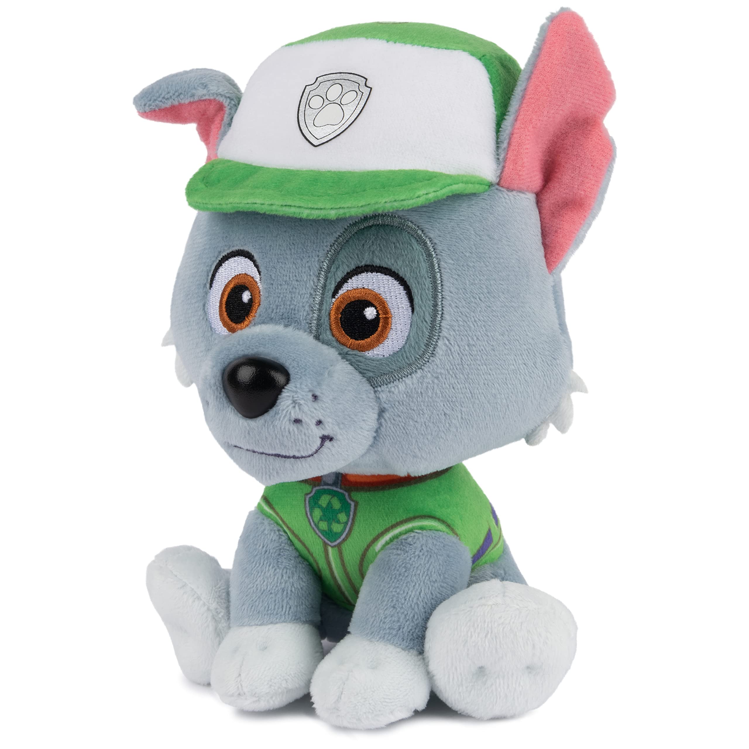 GUND PAW Patrol Rocky Plush Toy - 6 Inches, Official Recycling Uniform, Soft Stuffed Animal for Ages 1+