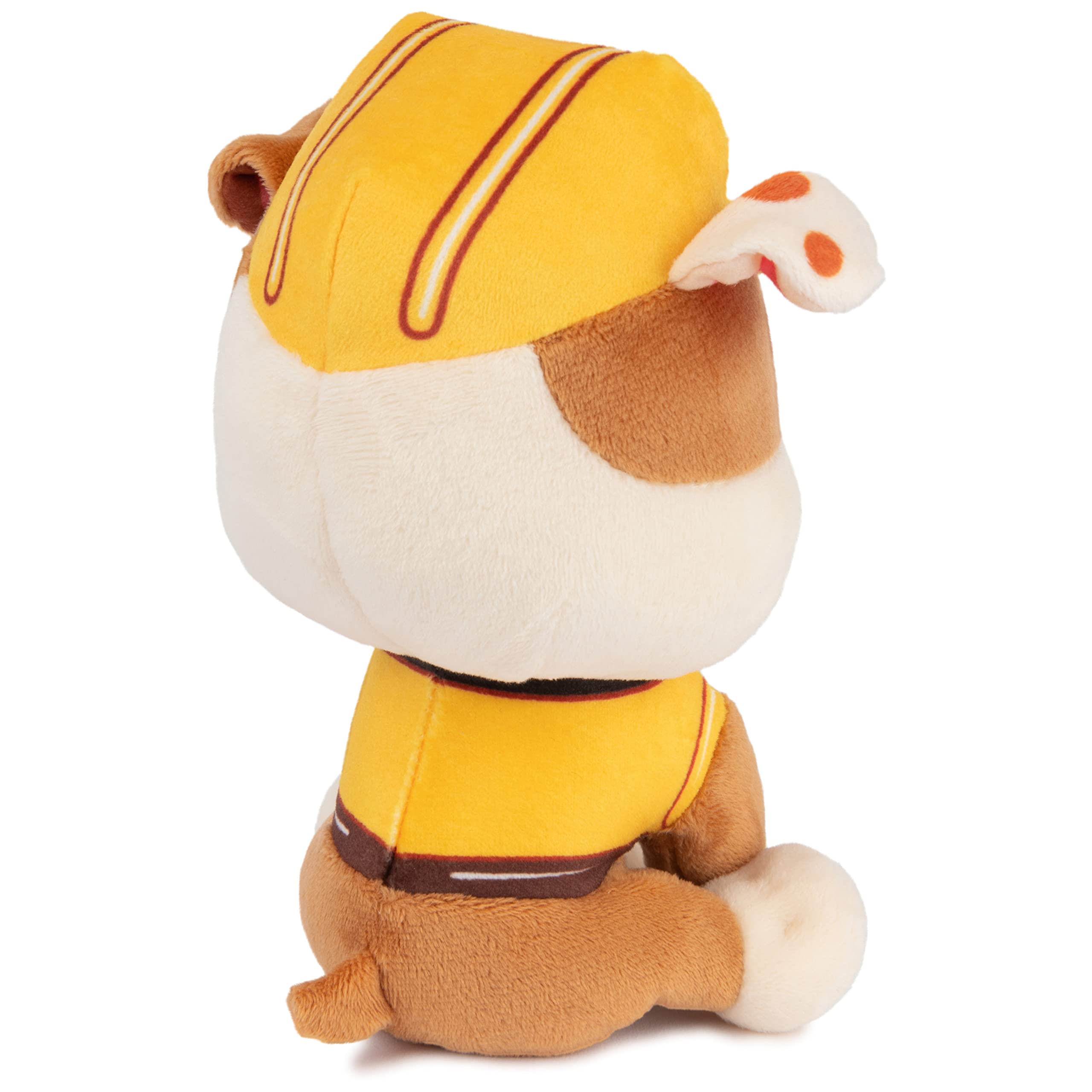 GUND PAW Patrol Rubble Plush Toy – 6-Inch Stuffed Animal in Yellow Construction Uniform, Ages 1+