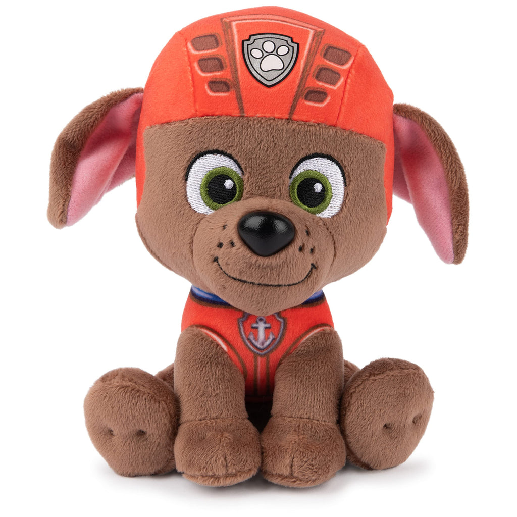 GUND PAW Patrol Zuma Plush Toy – 6-Inch Chocolate Labrador in Water Rescue Uniform