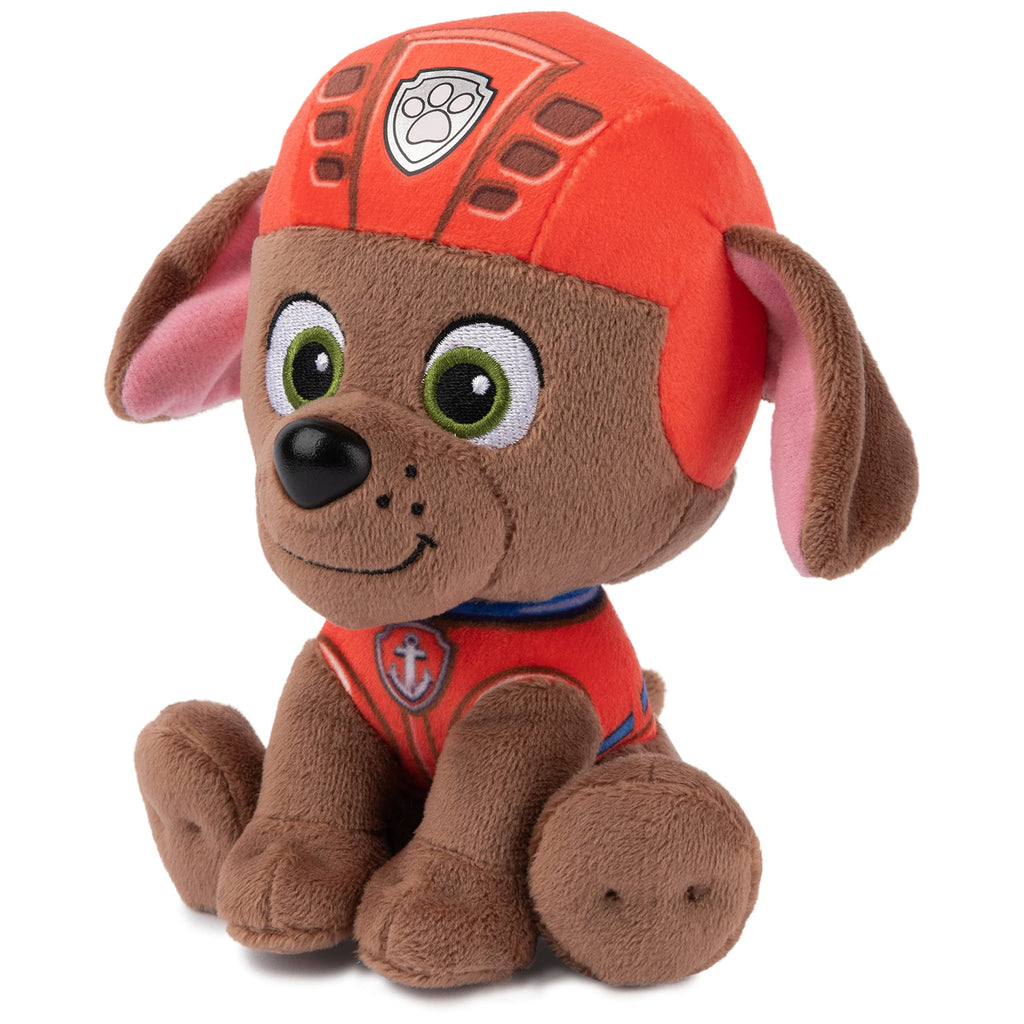 GUND PAW Patrol Zuma Plush Toy – 6-Inch Chocolate Labrador in Water Rescue Uniform