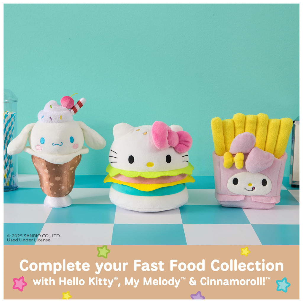 GUND Sanrio Cinnamoroll Root Beer Float Plush – 8-Inch Collectible Stuffed Animal, Ages 1+