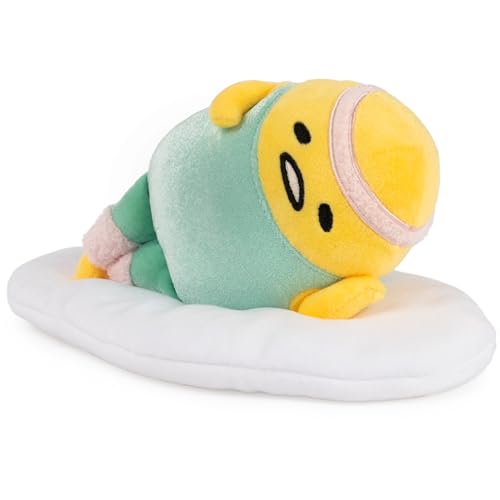 GUND Sanrio Gudetama Eggercise Stuffed Animal - 5-Inch Lazy Egg Plush in Workout Gear